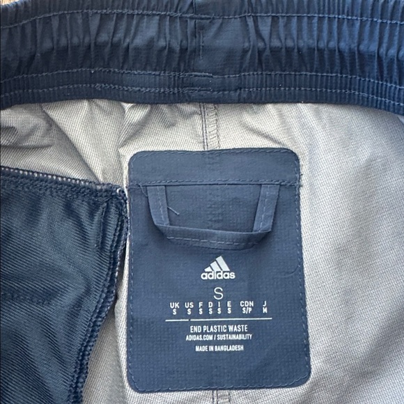 adidas Men's Blue athletic running pants - Picture 3 of 7